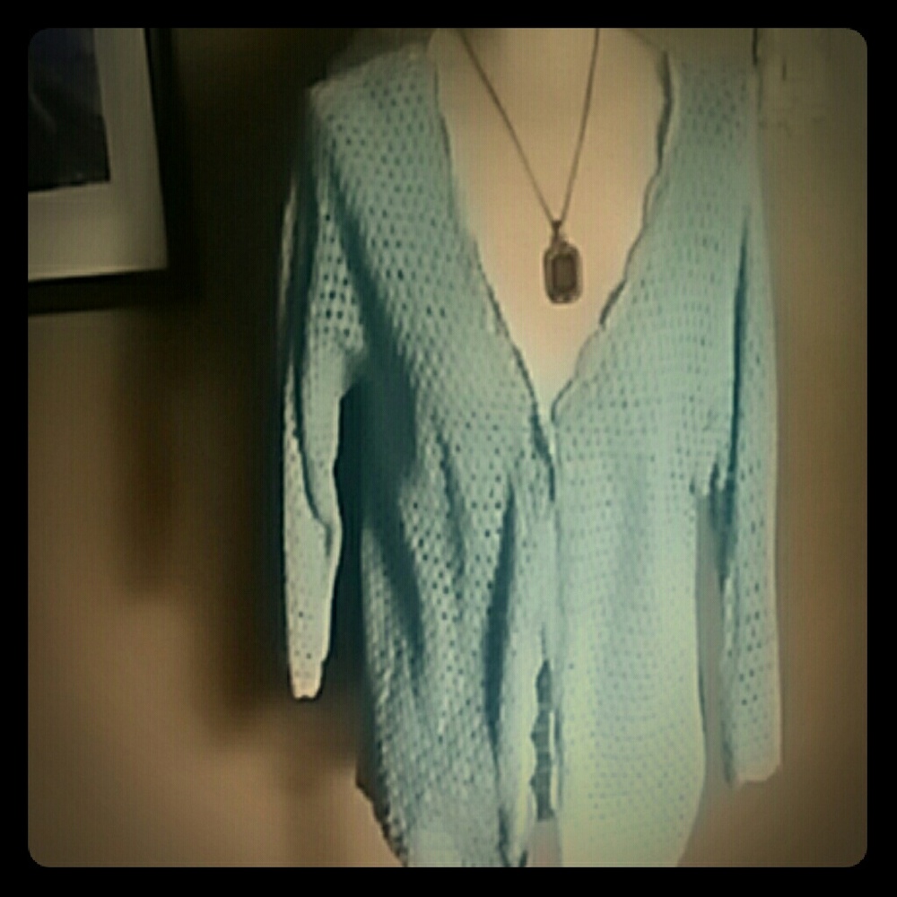 Pretty vintage blue bolero
